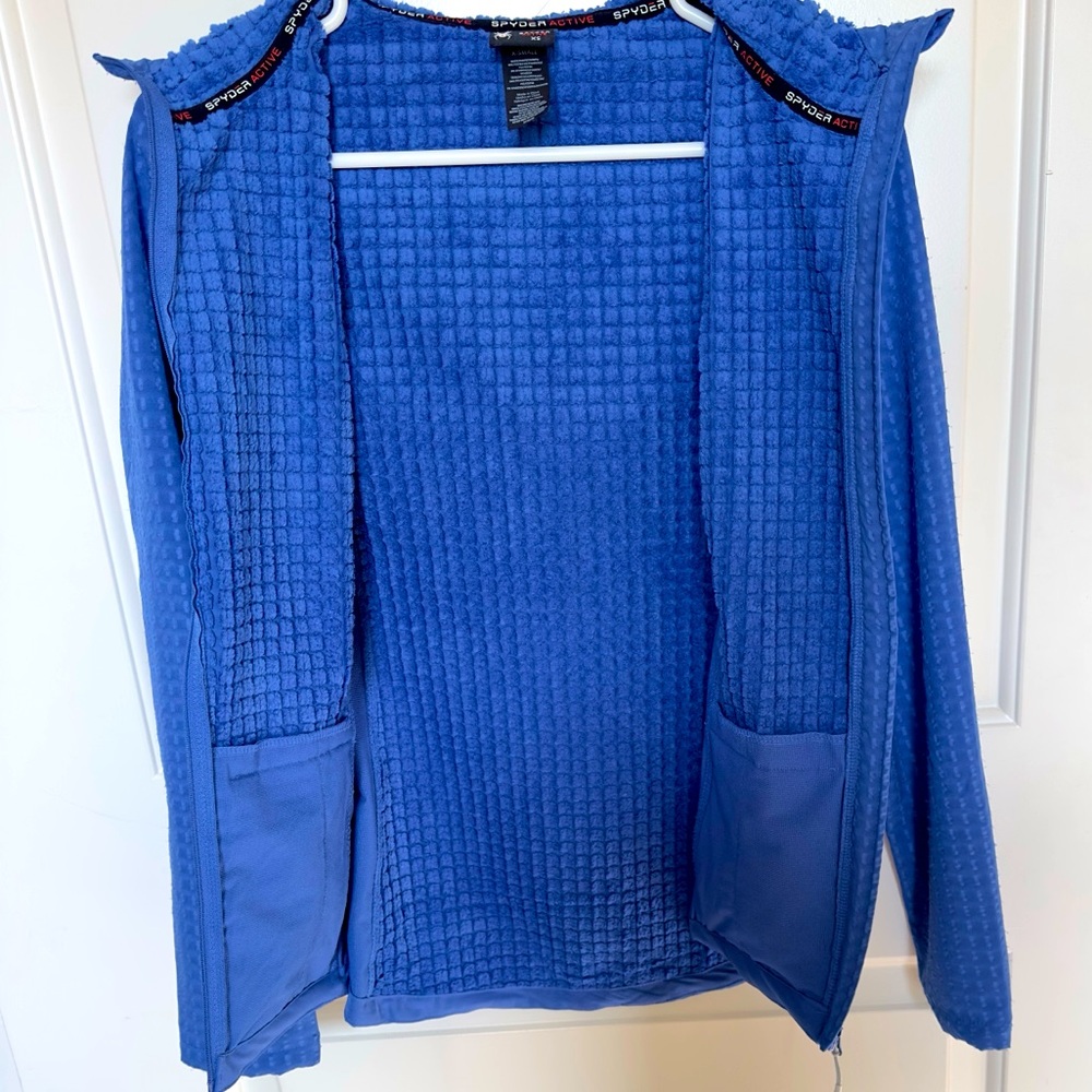 NWOT Spyder Women's Active Sweatshirt - UPF 30+ Fleece Wind-Resistant Hoodie XS - Picture 5 of 6